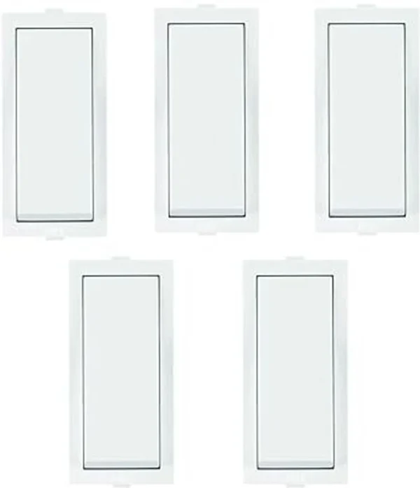 VistaCoating 6 A One Way Electrical Switch (Pack of 1 Number of Switches - 5)
