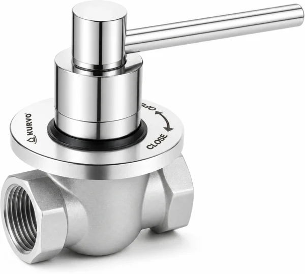 Kurvo 1/2'' Concealed Brass Ball Valve Ball Valves