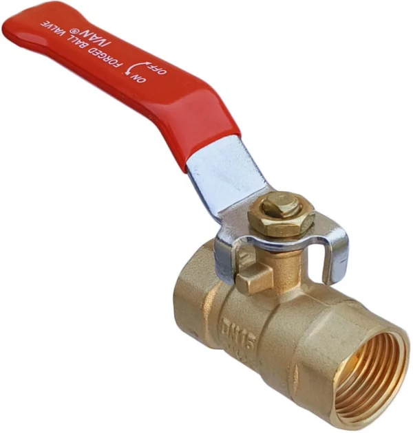 REIOENT HIGH QUALITY Golden BSP Thread size 1/2inch Brass Forged Ball Valve Female Ball Valves